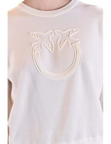 Pinko sweat femme blanc col rond | choixmode.fr