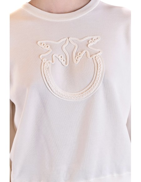 Pinko sweat femme blanc col rond | choixmode.fr