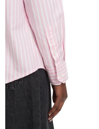 Tommy Jeans chemise femme rose rayée | choixmode.fr