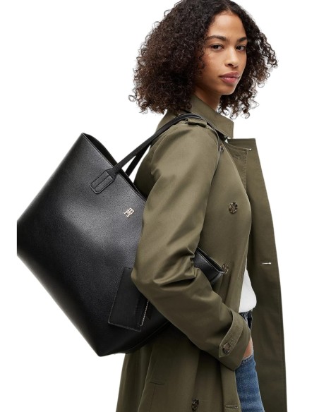 Tommy Hilfiger sac femme noir tote | choixmode.fr