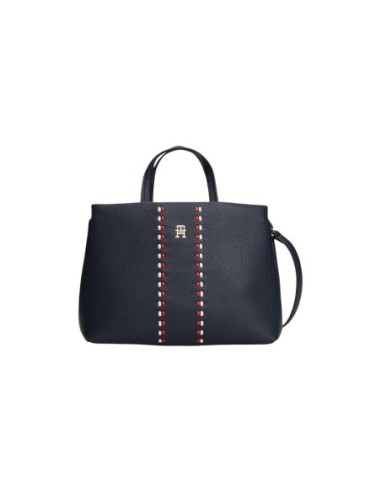 Tommy Hilfiger sac femme bleu satchel | choixmode.fr