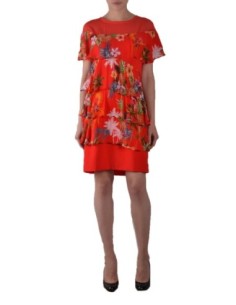 Pinko robe femme rouge imprimée | choixmode.fr