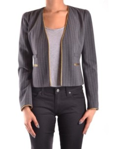 Pinko veste femme grise rayée | choixmode.fr