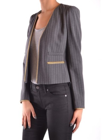 Pinko veste femme grise rayée | choixmode.fr