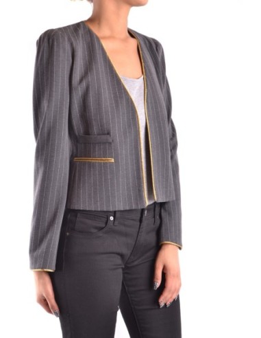 Pinko veste femme grise rayée | choixmode.fr