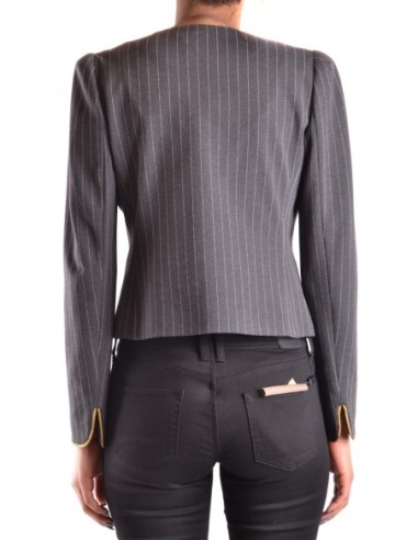 Pinko veste femme grise rayée | choixmode.fr