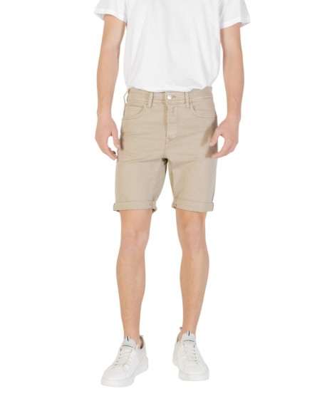 Replay bermuda homme beige coton | choixmode.fr