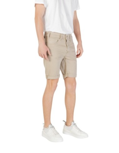 Replay bermuda homme beige coton | choixmode.fr