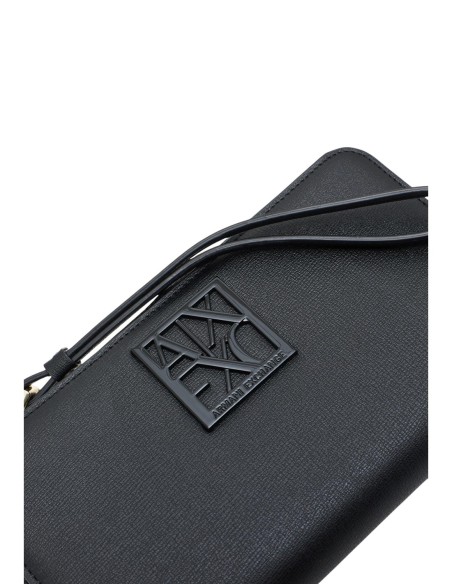 Armani Exchange portefeuille femme noir format long | ChoixMode