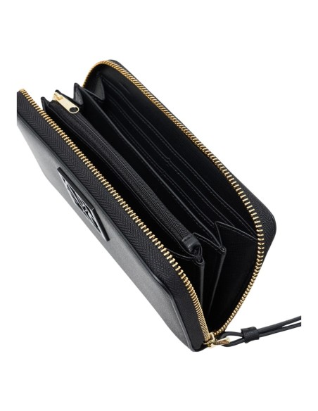 Armani Exchange portefeuille femme noir format long | ChoixMode