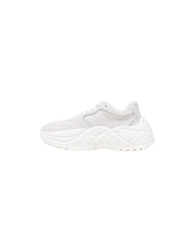 Armani Exchange baskets femme blanches cuir géométrique | ChoixMode