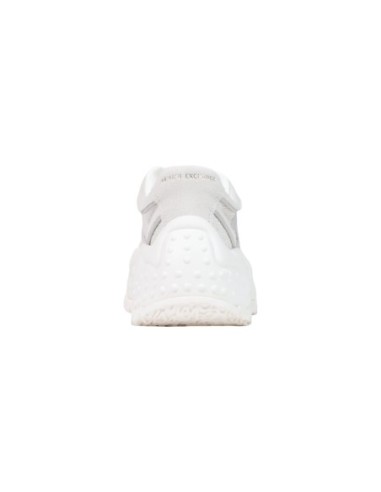 Armani Exchange baskets femme blanches cuir géométrique | ChoixMode