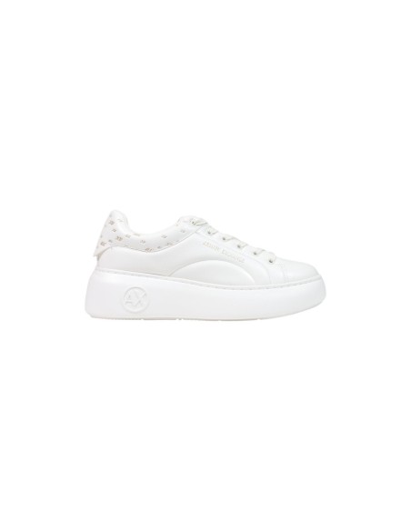Armani Exchange baskets femme blanches bout rond | ChoixMode