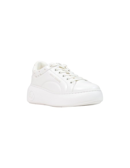 Armani Exchange baskets femme blanches bout rond | ChoixMode