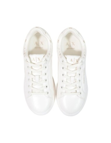 Armani Exchange baskets femme blanches bout rond | ChoixMode