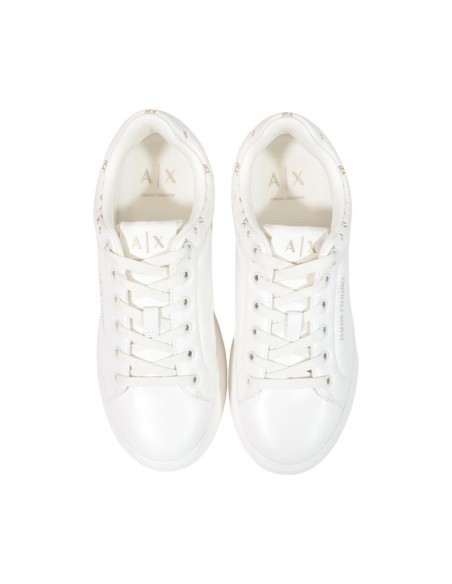 Armani Exchange baskets femme blanches bout rond | ChoixMode