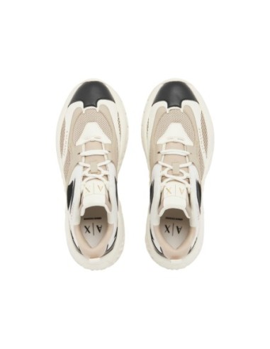 Armani Exchange baskets femme beiges sportives | ChoixMode