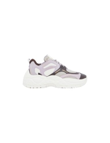 Armani Exchange baskets femme lilas géométriques | ChoixMode