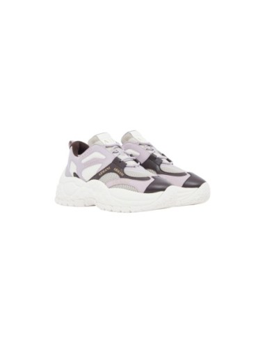 Armani Exchange baskets femme lilas géométriques | ChoixMode