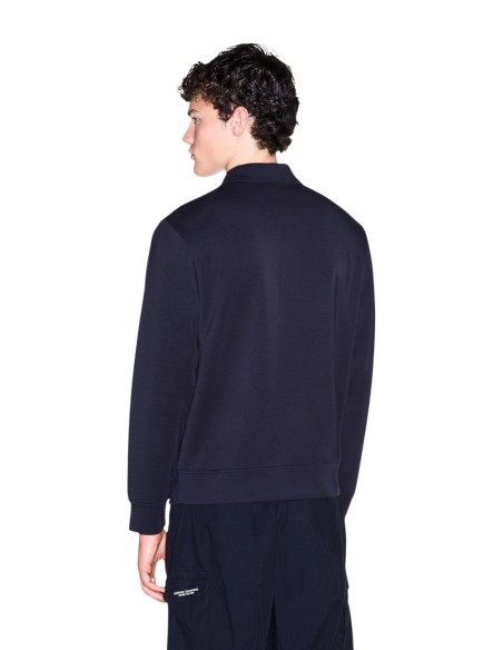 Armani Exchange sweat homme bleu modal stretch | ChoixMode