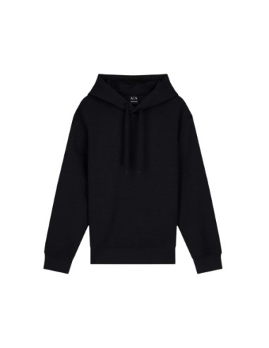 Armani Exchange sweat homme noir capuche lycra | ChoixMode