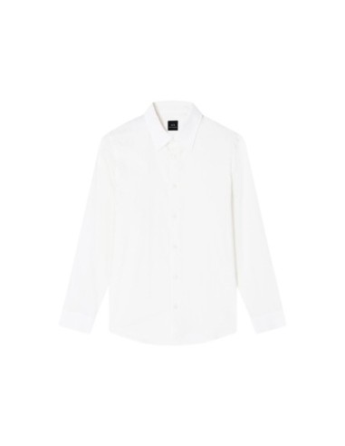 Armani Exchange chemise homme blanche géométrique | ChoixMode