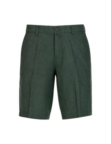 Borghese bermuda homme vert lin Positano | ChoixMode