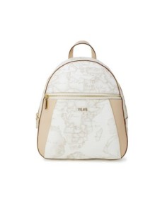 Alviero Martini sac femme blanc imprimé cuir zippé | ChoixMode