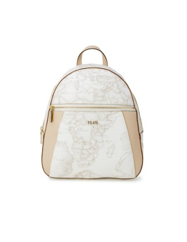 Alviero Martini sac femme blanc imprimé cuir zippé | ChoixMode