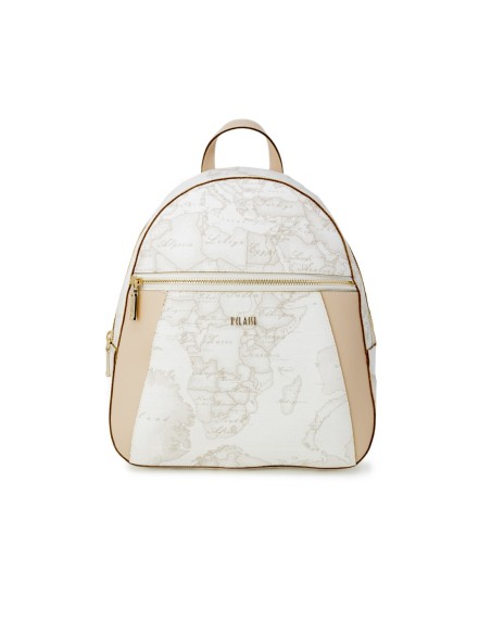 Alviero Martini sac femme blanc imprimé cuir zippé | ChoixMode