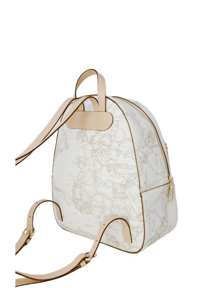 Alviero Martini sac femme blanc imprimé cuir zippé | ChoixMode