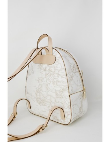 Alviero Martini sac femme blanc imprimé cuir zippé | ChoixMode