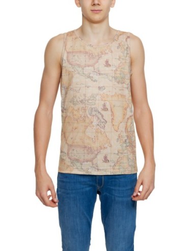 Alviero Martini débardeur homme beige imprimé | ChoixMode