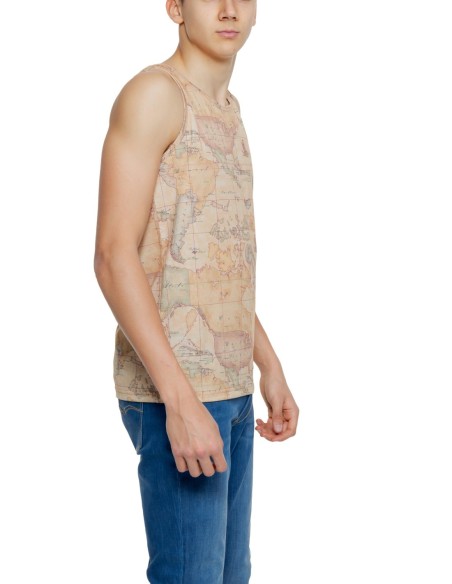 Alviero Martini débardeur homme beige imprimé | ChoixMode