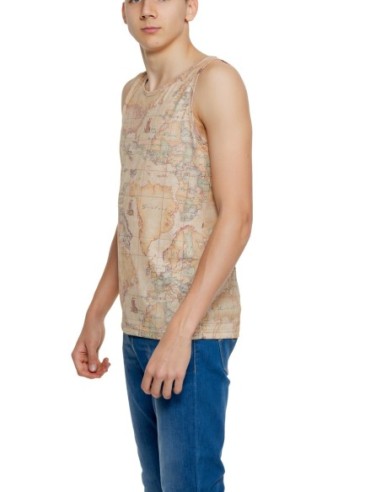 Alviero Martini débardeur homme beige imprimé | ChoixMode