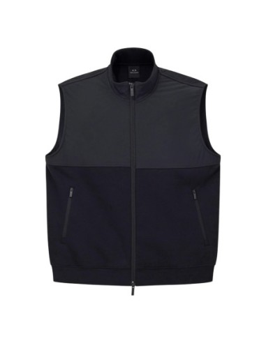Armani Exchange sweat zippé homme noir poches latérales | ChoixMode