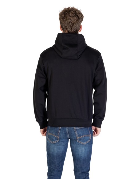 Armani Exchange sweat capuche homme noir imprimé | ChoixMode