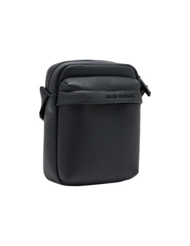 Armani Exchange sac bandoulière homme noir cuir | ChoixMode