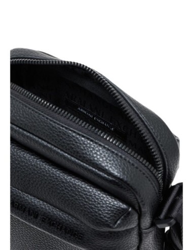 Armani Exchange sac bandoulière homme noir cuir | ChoixMode