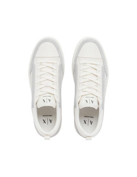 Armani Exchange baskets homme blanches cuir unisexe | ChoixMode
