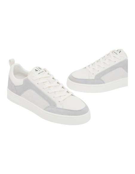 Armani Exchange baskets homme blanches cuir unisexe | ChoixMode