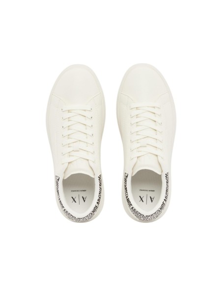 Armani Exchange baskets homme blanches tissu | ChoixMode