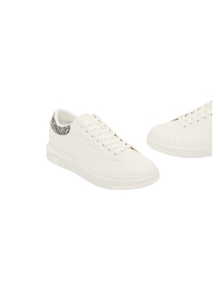 Armani Exchange baskets homme blanches tissu | ChoixMode