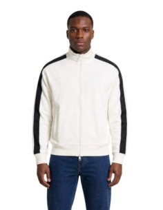 Armani Exchange sweat homme blanc poches latérales | ChoixMode
