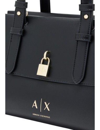 Armani Exchange sac femme noir compact zippé | ChoixMode