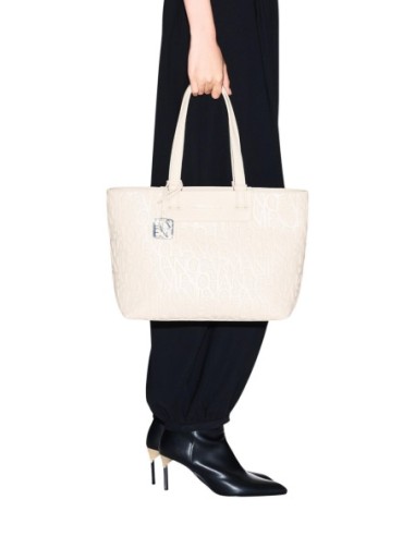 Armani Exchange sac femme beige grand format | ChoixMode