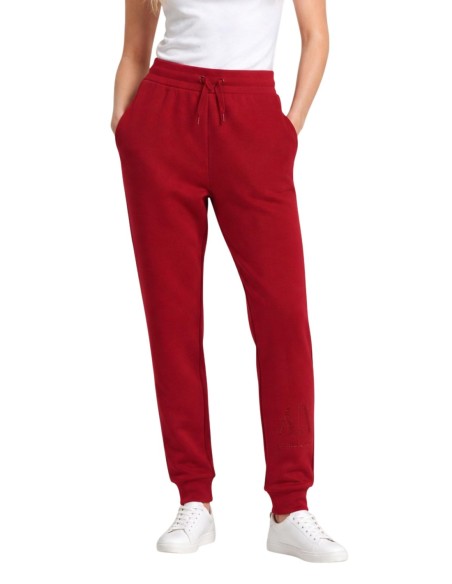 Armani Exchange pantalon femme rouge stretch | ChoixMode