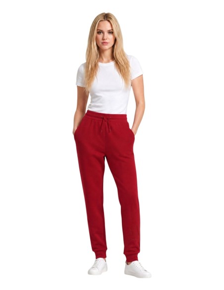 Armani Exchange pantalon femme rouge stretch | ChoixMode