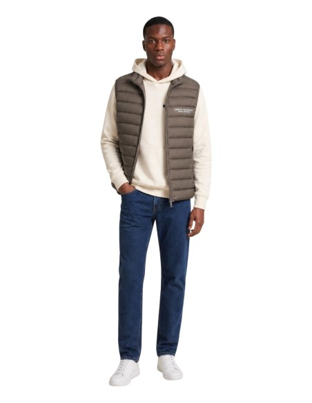 Armani Exchange gilet homme marron sans manches | ChoixMode