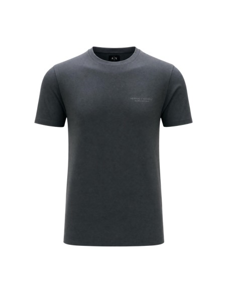 Armani Exchange t-shirt homme gris uni coton | ChoixMode